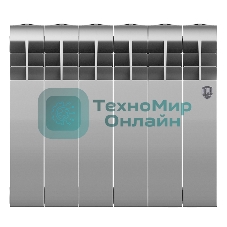 Радиатор биметаллический Royal Thermo BILINER B 350 Серебристый - 6 секц.