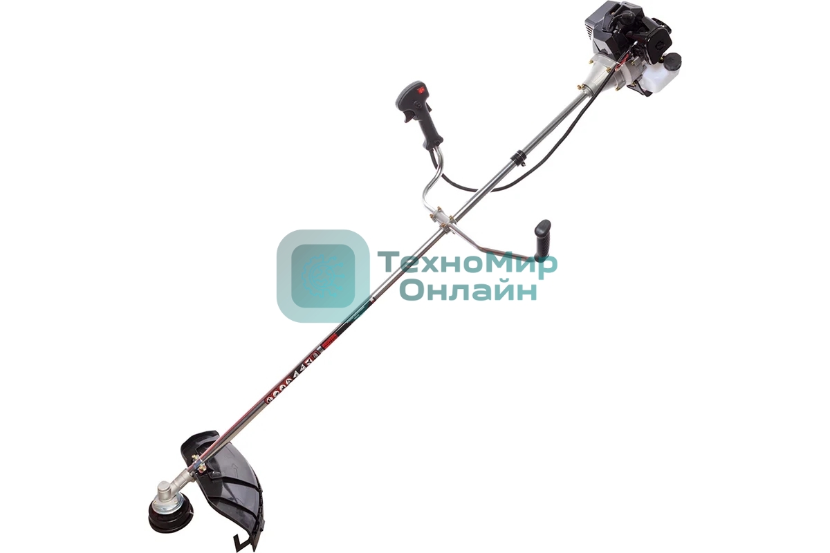 Триммер бензиновый RedVerg Basic Gb33C 1,4кВт/1,8л.с; 32,6 куб.см, прямая неразъемная штанга, велосипедная рукоятка, диск 3х лоп.- 255х25,4мм; леска-2,4мм; наплечный ремень; вес - 8 кг.