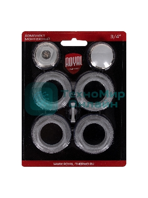 Комплект монтажный Royal Thermo 1”х 3/4