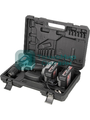 Дрель-шуруповерт аккумуляторная ИНТЕРСКОЛ ДА-13/18ВК 575.2.2.70, 2 аккум., 2А·ч, кейс, АПИ