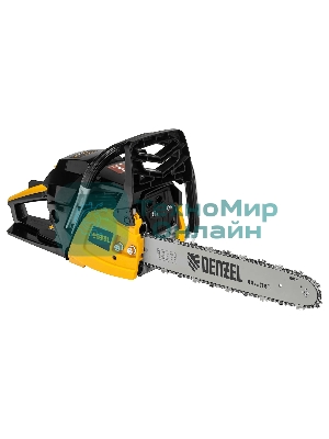 Пила цепная бензиновая Denzel DGS-4516 шина 40 см, 45 см 3, 3,0 л.с., шаг 3/8, паз 1,3 мм, 57 зв