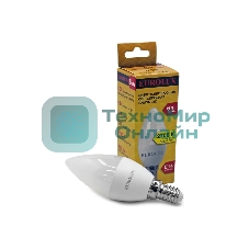 Лампа светодиодная EUROLUX LL-E-C37-6W-230-2