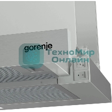 Вытяжка встраиваемая Gorenje TH60E5X черный управление: кнопочное (1 мотор)