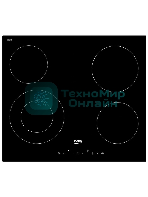 Встраиваемая электрическая варочная панель Beko HIC 64402 T, черный