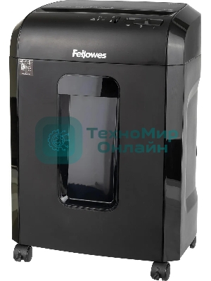 Шредер Fellowes Powershred 10M FS-4630601 DIN P-5, 2х15мм, 10лст., 19лтр., Safety Lock, с микрорезкой