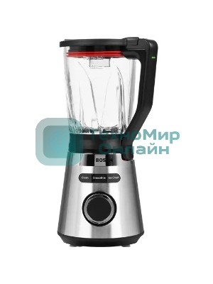 Блендер стационарный Bosch MMB6384M, 1200Вт, черный/нержавеющая сталь