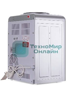 Кулер для воды Aqua Work 0.7-TKR, верхняя загрузка, нагрев 97 °С, без охлаждения, серебристый