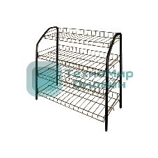 Этажерка НИКА ЭТ1/А, медный антик, 4 полки 700x660x300