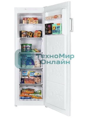 Морозильная камера Maunfeld MFFR170W, белый, 206л, 6 ящиков, 2 полки