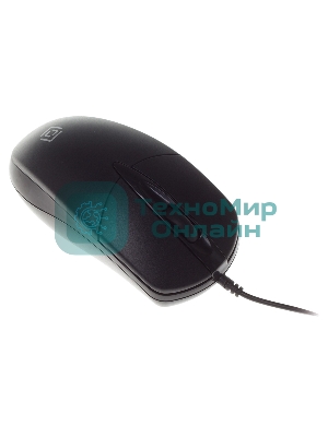 Мышь проводная Oklick 275M черный, 1000 dpi, USB, кнопки - 3