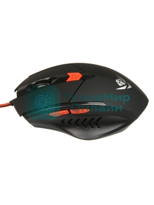 Мышь проводная Dialog MOG-11U Nakatomi Gaming - 6 кнопок + ролик, USB,черная