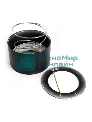 Светильник Feron HL370 ДПО-25w GX70 без лампы черный