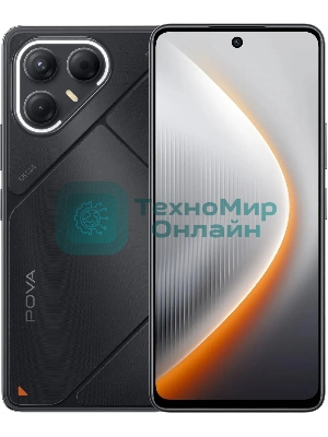 Смартфон Tecno Pova 7 5G LJ7, 8/256Gb, черный