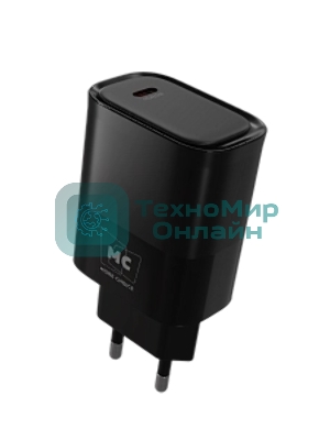Сетевое зарядное устройство MORE CHOICE (4620202553478) NC67i СЗУ 1Type-C 3.0A PD 20W, черный