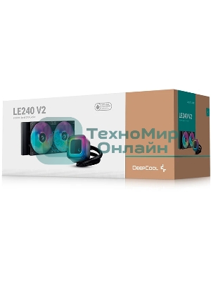 Система жидкостного охлаждения DeepСool LE240 V2 черный (R-LE240-BKAMMC-G-2)