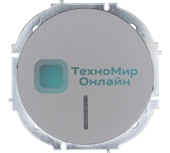 Выключатель 1-кл. СП OSEN 10А IP20 с подсветкой механизм серый матовый LEZARD 743-7488-111