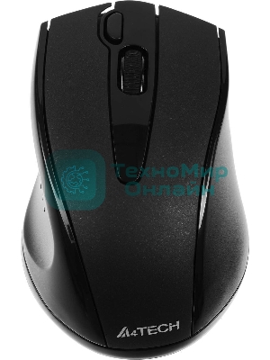 Мышь беспроводная A4Tech G9-500FS черный, 1200 dpi, радиоканал, USB, кнопки - 4