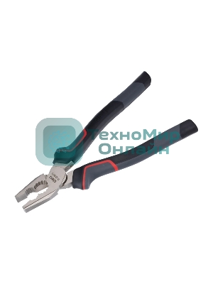Комбинированные плоскогубцы Deli DL0005 200 мм, Cr-V, эксцентриковый шарнир, антикоррозийное покрытие, трехкомпонентная прорезиненная рукоять