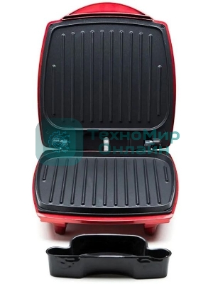 Электрогриль Kitfort KT-1610 1000Вт красный/черный