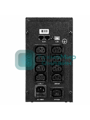 Источник бесперебойного питания Crown CMU-SP1200 COMBO USB/1200 ВА\720 Вт/2 х Euro + 4 х IEC-320 С13 с резервным питанием и фильтрацией, 1 х IEC-320 С13 Bypass
