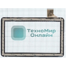 Сенсорное стекло (тачскрин) 10.1'' YDT1231-A0 (257x159 мм), черное