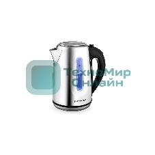 Чайник электрический BRAYER BR1014, 2200 Вт, 1.7 л, нержав.сталь, индикат. уровн. воды, автоотключ