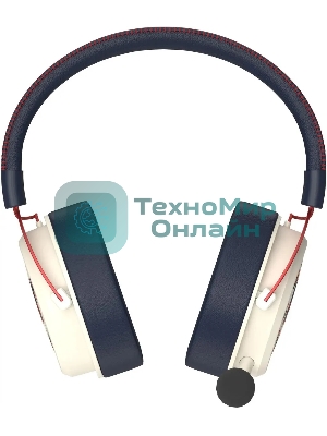 Гарнитура беспроводная/проводная с микрофоном A4Tech Bloody MR595 Proxy Boom бежевый/черный мониторные BT/Radio оголовье (MR595)