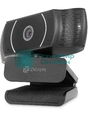 Веб-камера OKLICK OK-C016HD 1280x720, 30 кадр/с, USB Type-A, микрофон, универсальное крепление