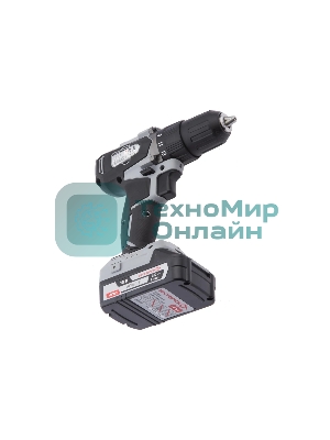 Дрель-шуруповерт ИНТЕРСКОЛ ДА-13/18ВК, 18 В, 2 Ач, 45 Нм, бесщеточный