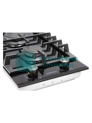 Газовая варочная панель Nordfrost HM 3023 B, встраиваемая, черный