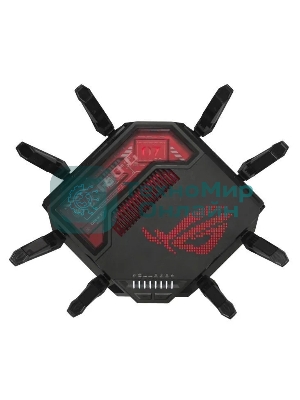 Маршрутизатор ASUS GT-BE19000, черный/красный, 90IG0850-MO9A0V