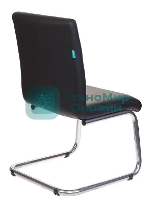 Кресло Бюрократ CH-250-V/BLACK черный, экокожа, 120 кг, механизм качания