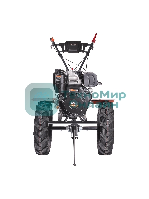 Мотоблок дизельный PATRIOT BOSTON 12DE 12 л,с; эл. Стартер: 12V; фрезы: 1350 mm; коробка передач 2 вперед+ 1 назад