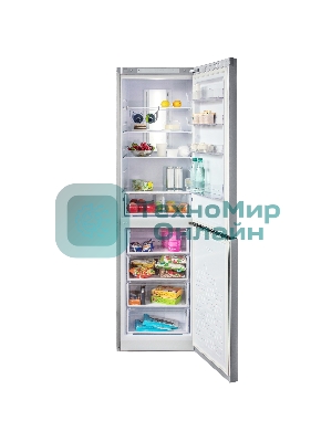 Холодильник Бирюса Б-M980NF металлик двухкамерный 240/130л морозилка снизу, No Frost