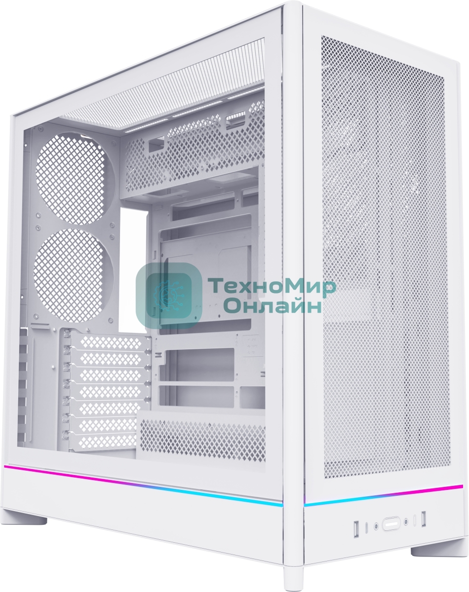 Компьютерный корпус Montech HS01 белый без БП ATX 2xUSB3.0 audio bott PSU