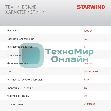 Миксер стационарный Starwind SPM7167 1600 Вт, фиолетовый