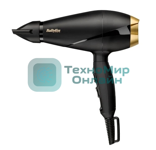 Фен BaByliss Power Pro 2000 6704E черный, 2000 Вт, ионизация