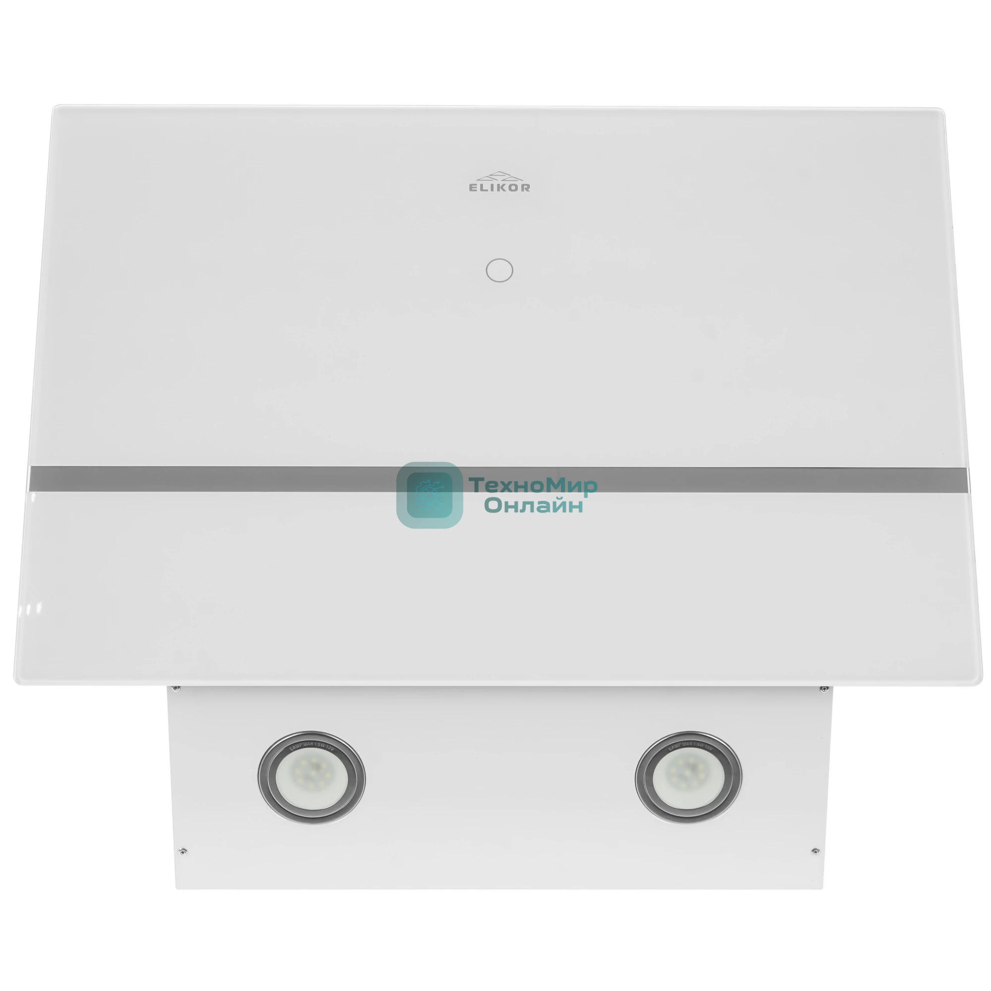 Вытяжка наклонная Elikor Rise WH 60 белый, 60 см, 750 куб. м/ч, 56 дБ