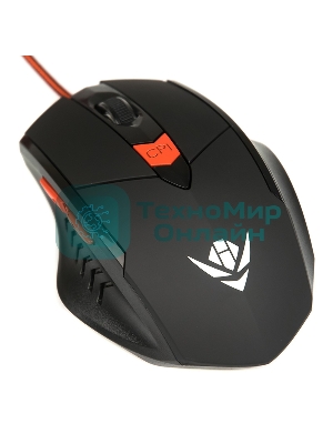Мышь проводная Dialog MOG-11U Nakatomi Gaming - 6 кнопок + ролик, USB,черная