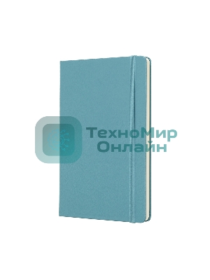 Блокнот Moleskine CLASSIC QP062B35 Large 130х210 мм, 240 страниц, нелинованный, твердая обложка, голубой