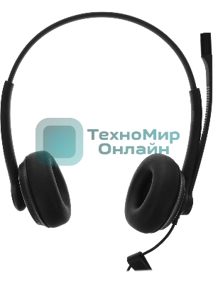 Гарнитура проводная YEALINK YHS34 Dual Дуо, Проводная, HD звук, QD, RJ9, шт
