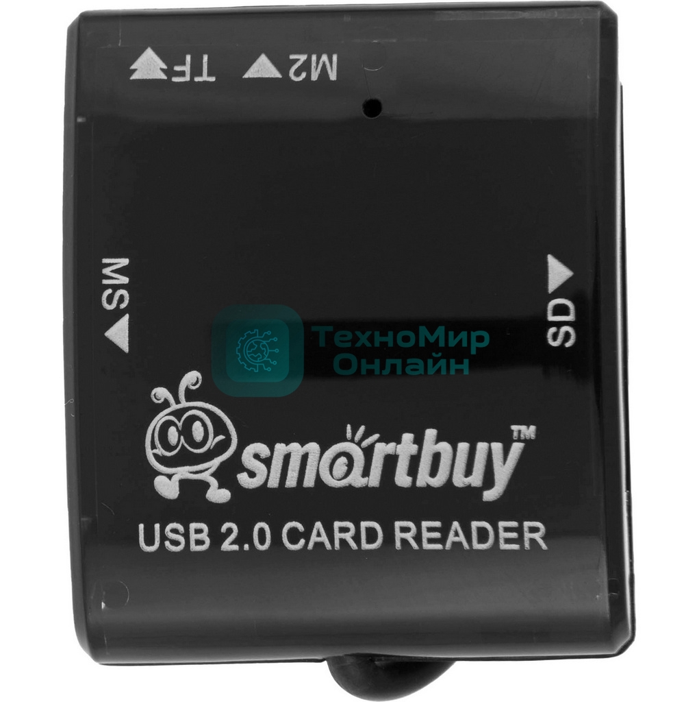 Кард-ридер Smartbuy черный (SBR-713-K)