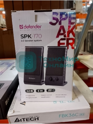 (Поврежденная упаковка) Акустическая 2.0 система DEFENDER SPK-170