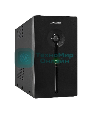 Источник бесперебойного питания Crown CMU-SP1200 COMBO USB/1200 ВА\720 Вт/2 х Euro + 4 х IEC-320 С13 с резервным питанием и фильтрацией, 1 х IEC-320 С13 Bypass