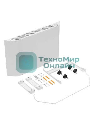 Конвектор электрический Denzel XCE-1500 белый, 1500 Вт, 20 м2, термостат