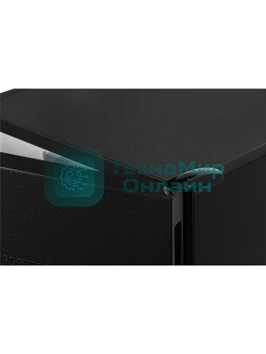 Морозилка Nordfrost DF 261 BAP, черный, 139л, 4 ящика