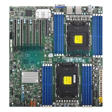 Серверная материнская плата Supermicro MBD-X13DAI-T-B, 2xLGA4677, Intel C741, 16xDDR5, 10xSATA, 2xM.2, 5xPCIe 5.0 x16, 1xPCIe 5.0 x8, 1xVGA, 2x 10Gb LAN, 6xUSB 3.0, 2xUSB 2.0, 1xUSB 3.2 Gen 1, E-ATX