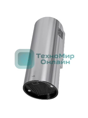 Вытяжка островная Maunfeld Drum Wall 35 нержавеющая сталь, 32.5 см, 850 куб. м/ч, 48 дБ