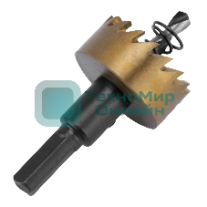 Коронка по металлу Denzel HSS, 30 мм, нитридтитановое покрытие