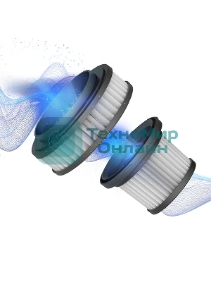 Фильтры HEPA (выходной, перед мотором) для беспроводного пылесоса BQ-VCA1004W. Масса (в граммах) 36 Размер (мм) 55х73х55